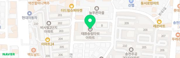 태화송림타워 어린이놀이터 지도 이미지