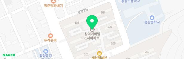 창덕에버빌1차아파트 어린이놀이터(103동앞) 지도 이미지