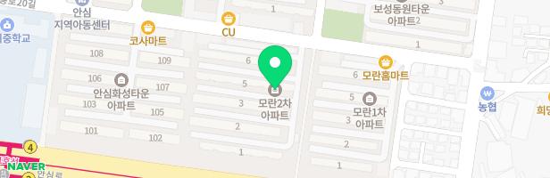 모란2차 6동 앞 놀이터 지도 이미지