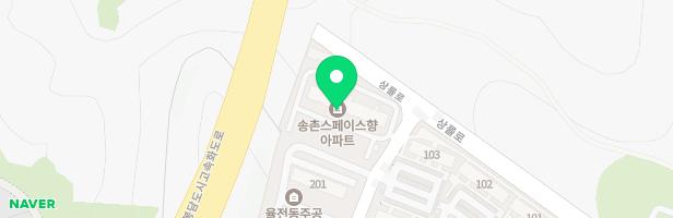 송촌스페이스향아파트 어린이놀이터 지도 이미지