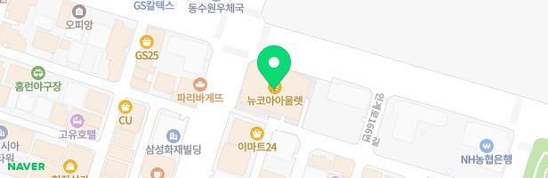 뉴코아아울렛 지도 이미지