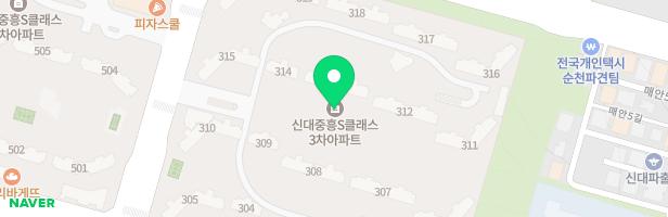 중흥S-클래스 3차 320동앞 놀이터 지도 이미지