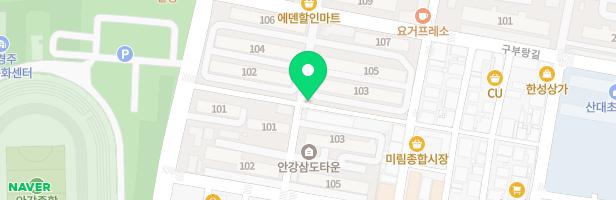 안강에덴타운 107동 놀이터 지도 이미지