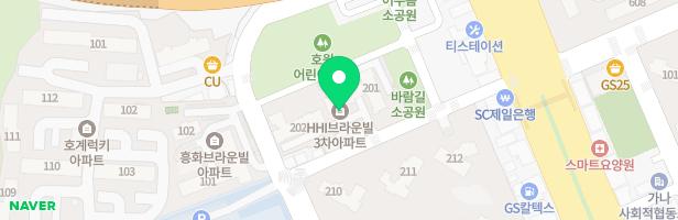 HHI브라운빌3차아파트 지도 이미지