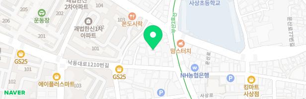 부산근로복지공단어린이집 지도 이미지