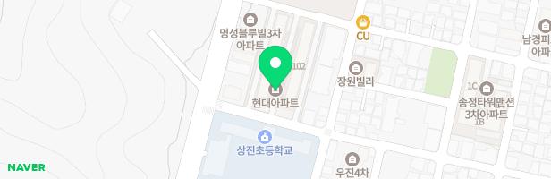 현대미포아파트 102동 놀이터 지도 이미지