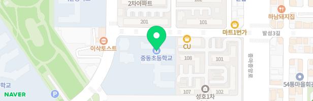 광양중동초등학교 운동장 놀이시설 지도 이미지