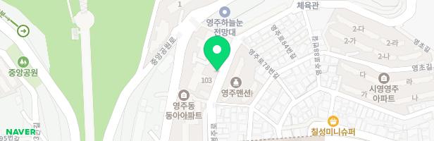 영주동아9블럭아파트 관리동앞 놀이터 지도 이미지