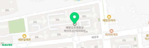 중앙하이츠1차아파트 제2놀이터 지도 이미지