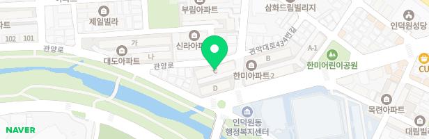 안양한미아파트 D동 지도 이미지