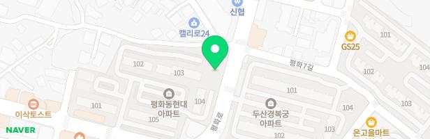 전주평화현대아파트 농구장옆놀이터 지도 이미지