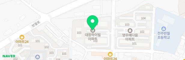반월대창하이빌아파트 103동 어린이놀이터 지도 이미지