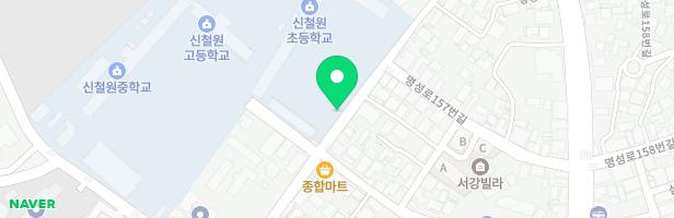 신철원초등학교 병설유치원 지도 이미지