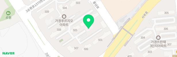 가경푸르지오아파트 502동앞 놀이터 지도 이미지