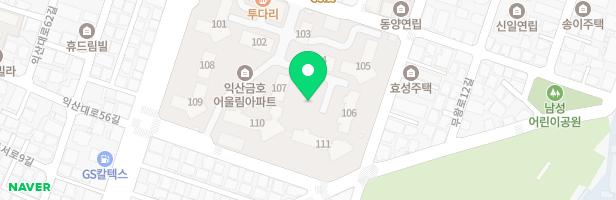 금호어울림아파트 107동놀이터 지도 이미지