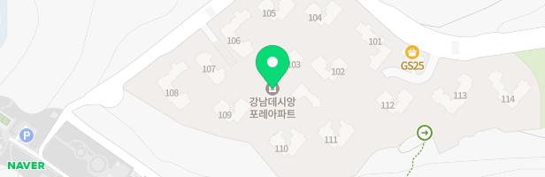 강남데시앙포레어린이놀이터2 지도 이미지