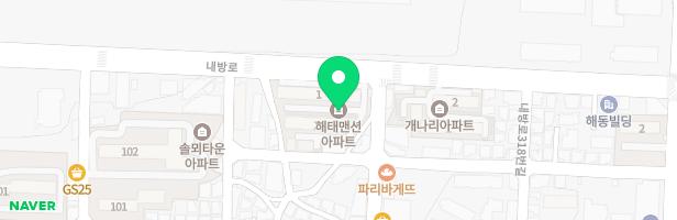 해태맨션아파트 놀이시설 지도 이미지