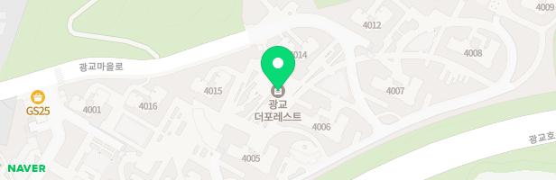 광교더포레스트 4006동앞 어린이놀이터3 지도 이미지