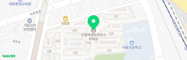 KCC센트라우스 112동 놀이터 지도 이미지