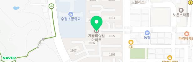 열매마을11단지 1108동 앞 지도 이미지