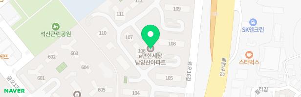남양산이편한세상아파트 1차 놀이터3 지도 이미지