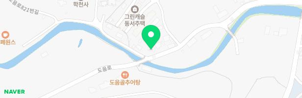도음산 산림문화수련장내 물놀이장놀이시설 지도 이미지