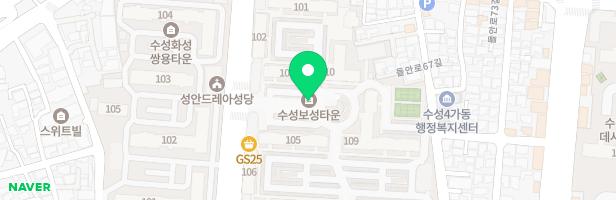 수성보성타운놀이터(101동옆) 지도 이미지