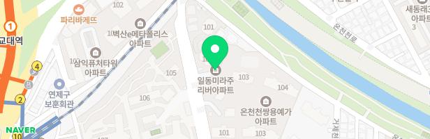 일동미라주리버아파트 어린이놀이터 지도 이미지