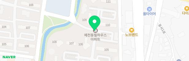 한성필하우스제1놀이터(101동~108동사이) 지도 이미지