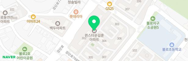 불로길훈아파트 306동 지도 이미지
