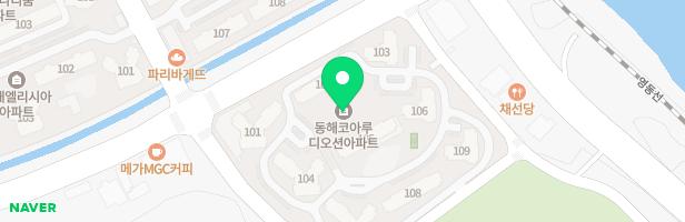 코아루디오션아파트 지도 이미지