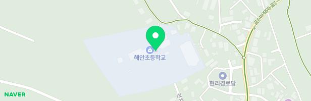 해안초등학교 운동장 놀이터 지도 이미지