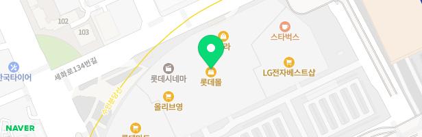롯데쇼핑(주) 타임빌라스 5층 어린이놀이터 지도 이미지