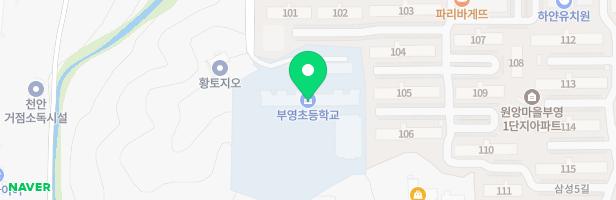 천안부영초등학교 놀이터 지도 이미지
