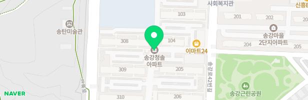 송강청솔아파트 4어린이놀이터 지도 이미지