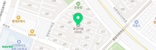 용담마을아파트 111동 놀이터 지도 이미지