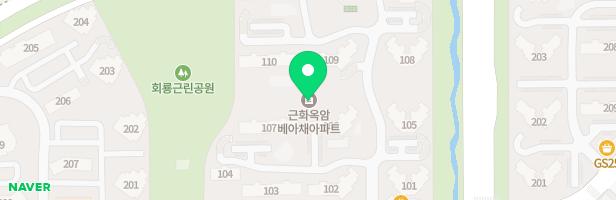 옥암베아채103동 놀이터 지도 이미지