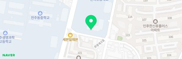 전주온샘유치원 지도 이미지