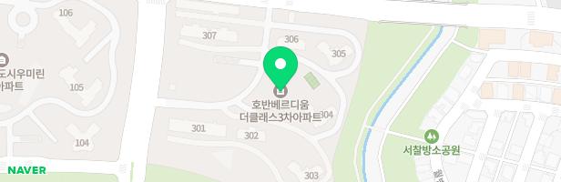 혁신호반베르디움 3단지(The Class 2), 307동앞 놀이터 지도 이미지