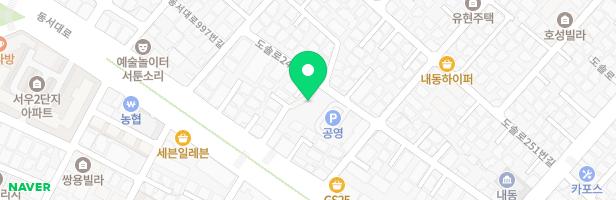 쌈지2공원(내동) 지도 이미지