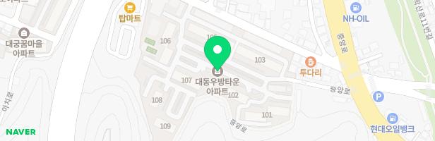 대동우방타운 109동 놀이터 지도 이미지