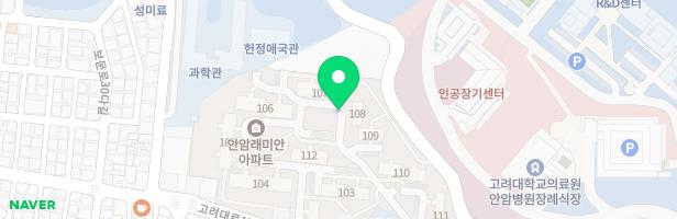 안암래미안아파트어린이놀이터(놀이터1) 지도 이미지
