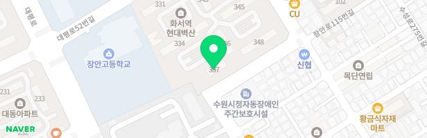정자동현대벽산제2어린이놀이터(337동 앞) 지도 이미지