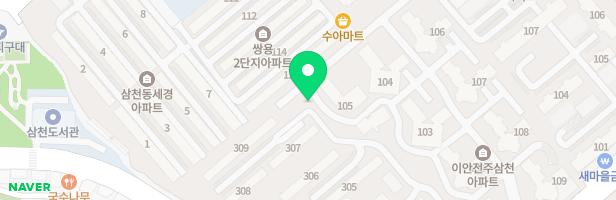 전주삼천동대우이안아파트 어린이놀이터1 지도 이미지