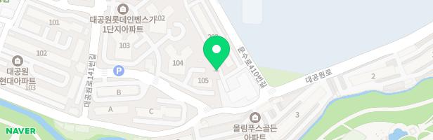 대공원아이파크 202동 놀이터 지도 이미지