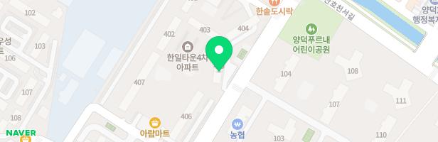 한일타운4차아파트 405동놀이터 지도 이미지