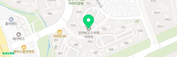 당하KCC스위첸아파트 504동 어린이놀이터 지도 이미지