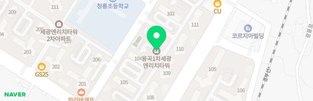 용곡1차세광엔리치타워아파트 어린이놀이터(106동) 지도 이미지