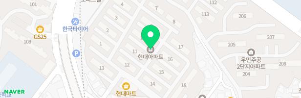 우만현대아파트어린이놀이터 지도 이미지