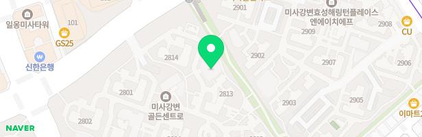 미사강변 골든 센트로 2814동 앞 어린이놀이터 지도 이미지